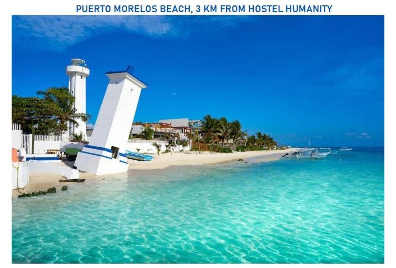 Hostel Humanity Puerto Morelos Dış mekan fotoğraf